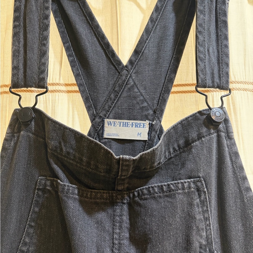 We The Free Women's Black Ziggy Denim Overalls - Picture 2 of 2